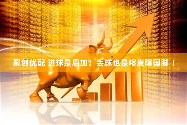 聚创优配 进球是恩加！丢球也是喀麦隆国脚 ！
