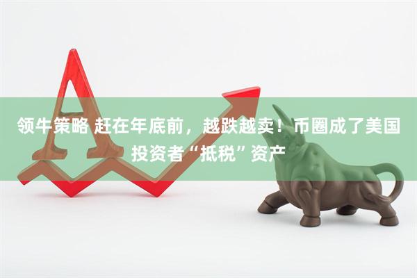 领牛策略 赶在年底前，越跌越卖！币圈成了美国投资者“抵税”资产